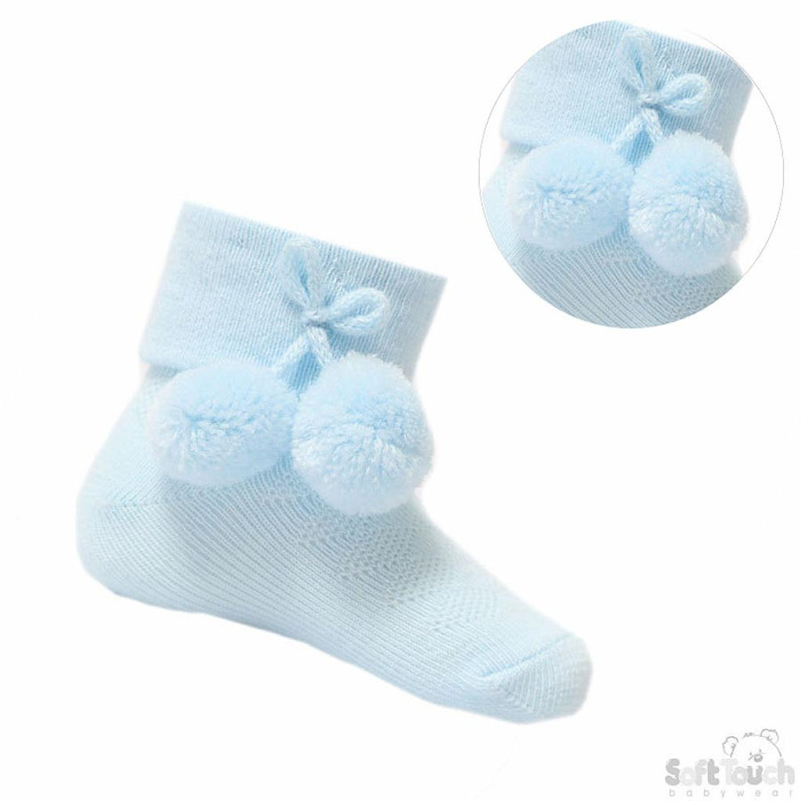 Diamond Pom Pom Socks