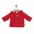 Mintini Boys Red Corduroy Check Jacket