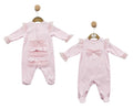 Mintini Pink Ruffle Back All In One