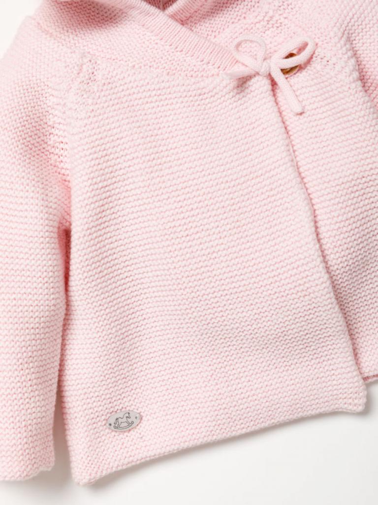Pink Bow Tied Knitted Outfit