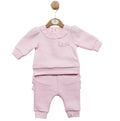 Mintini Pink Diamond Frill Jog Set