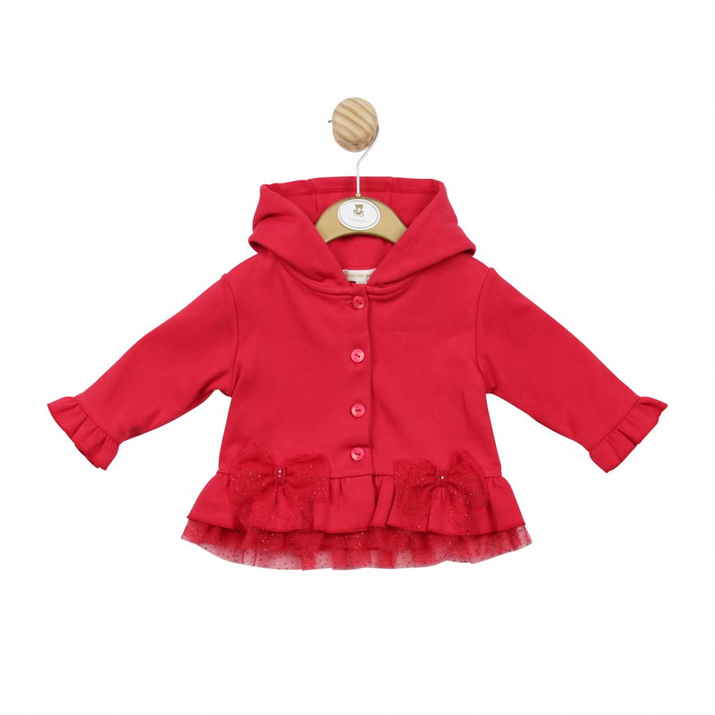 Mintini Girls Red Sparkle Jacket