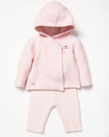 Pink Bow Tied Knitted Outfit